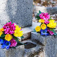お墓・仏壇用 お供え花 2束組 30cmタイプ